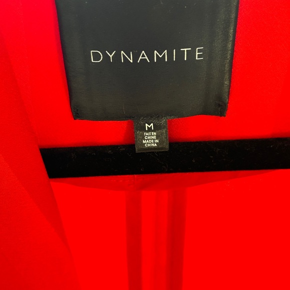 Red Satin Blazer - Picture 2 of 3